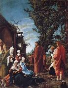 Christ Taking Leave of his mother ALTDORFER, Albrecht